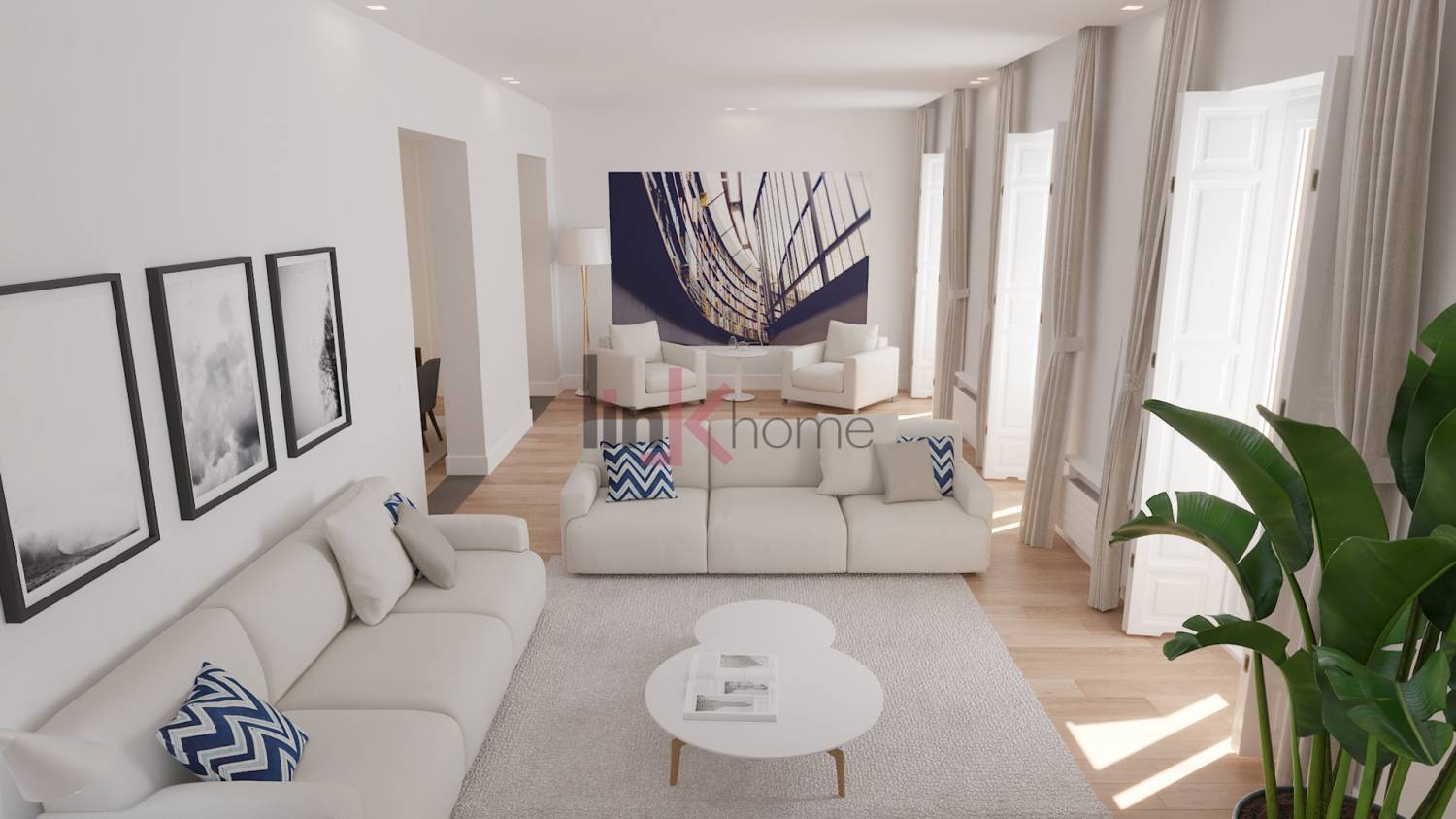 Salón - Ideas de decoración - creado por ordenador