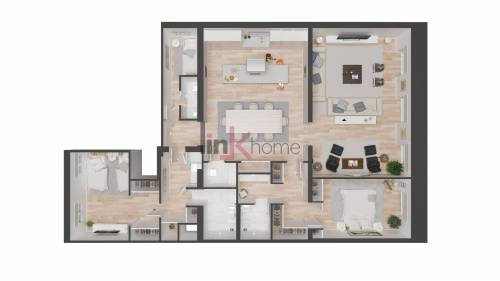 Plano 3D - Idea de decoración